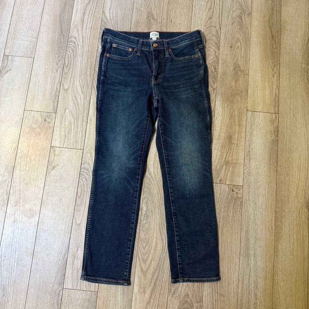 J Crew Vintage Straight Stretch Medium Wash jeans size 26 - Picture 2 of 6